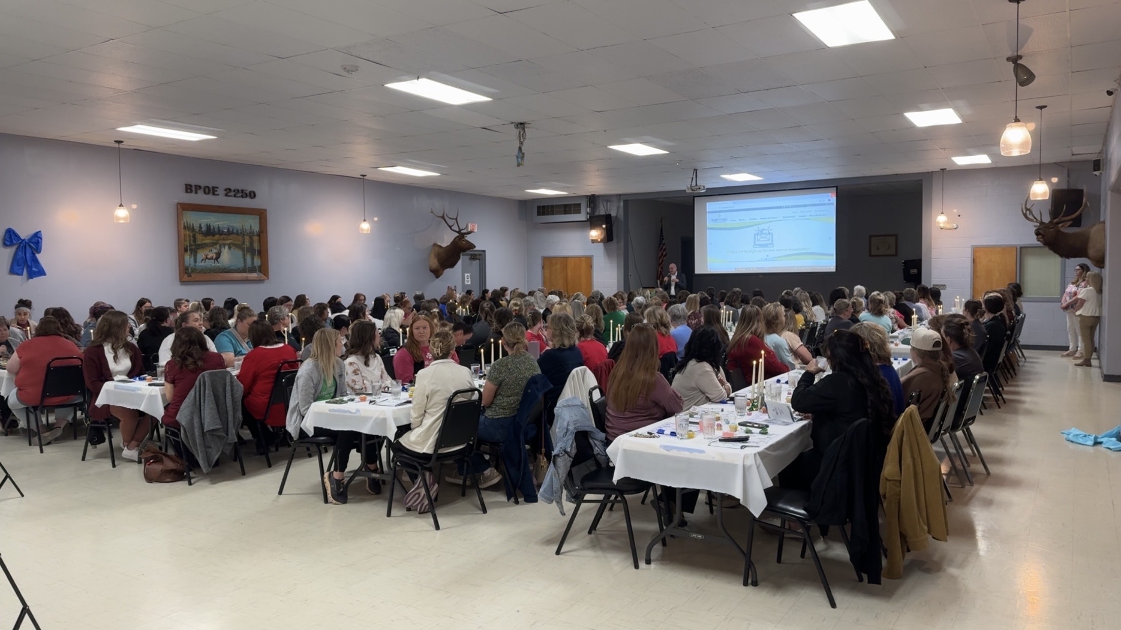 women at the health luncheon