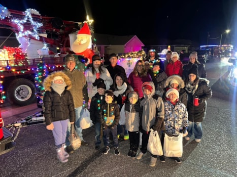 staff at winter parade