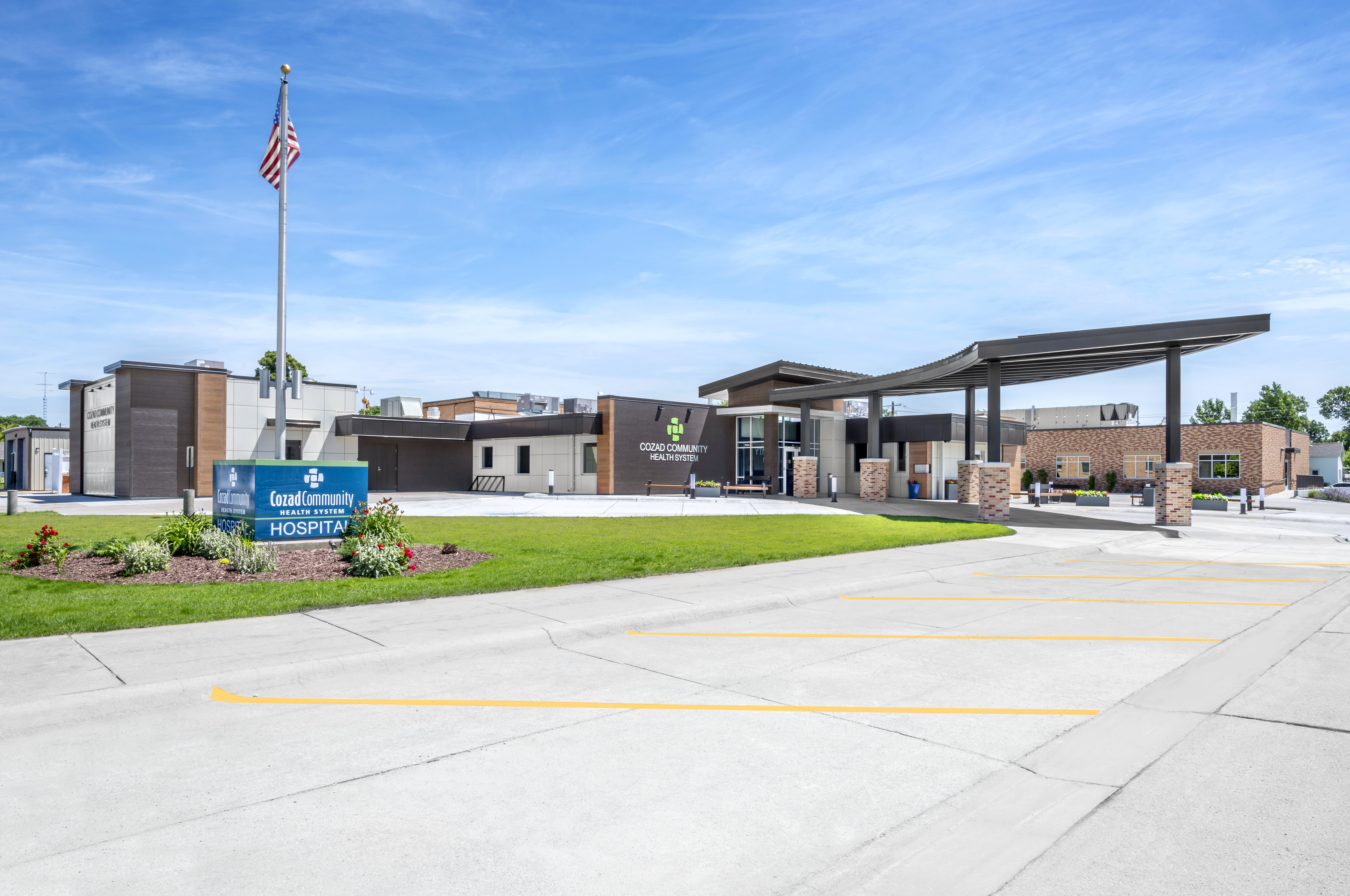 front of cozad hospital